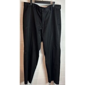 Men's Kenneth Cole‎ Reaction Pants Sz 40x30 Black Flat Front